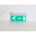 Acrylic tag fire indicator light floor safety exit oneway arrow
