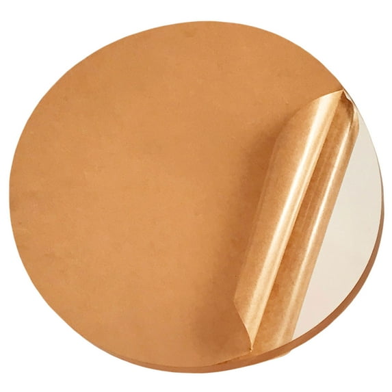 Acrylicblank Glossy Clear Acrylic Circle Disc 2 Pieces (5" Diameter, 1/16" Thick Glossy Clear) More colors and sizes are available