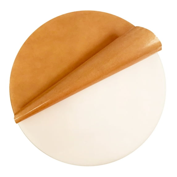 AccylicBlank Acrylic Circle Disc, 8.25" Diameter, 1/4" Thick Matte White