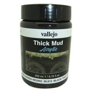 Acrylicos Vallejo VJP26812 200 ml Diorama Effects Mud Black Thick Mud Paint