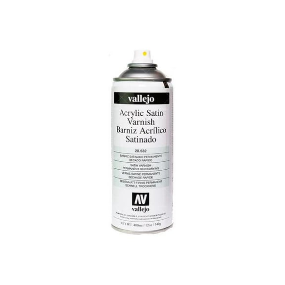 Acrylicos Vallejo VJP28532 400 ml Spray Varnish - Satin