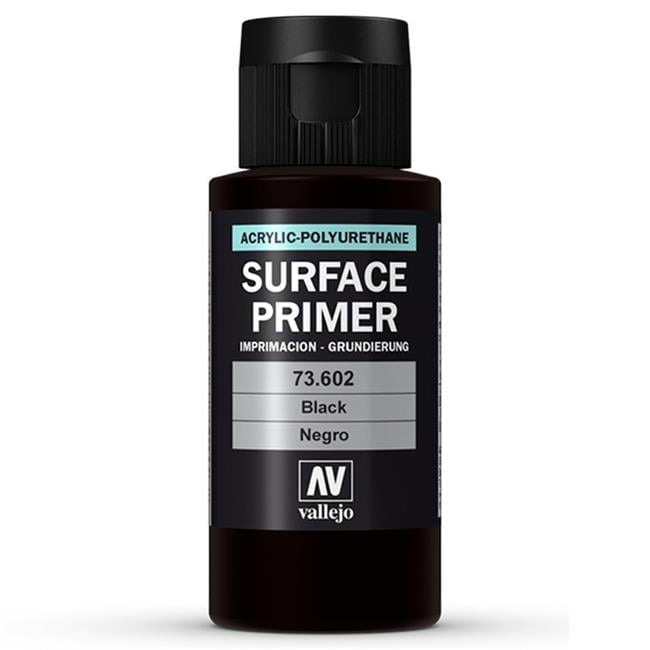 Acrylicos Vallejo VJP73602 60 ml Vallejo Surface Primer Paint, Black