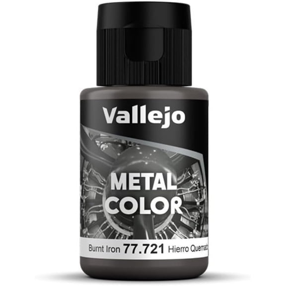Acrylicos Vallejo VJP77721 Metal Color Burnt Iron - 32 ml