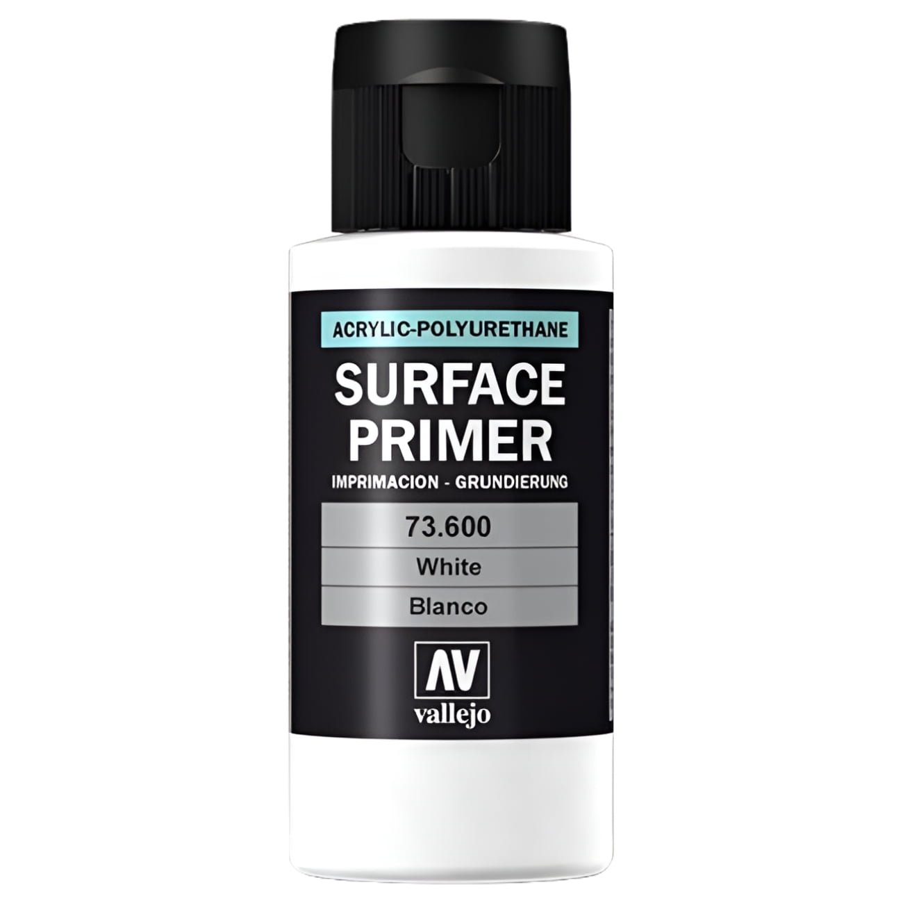 Acrylicos Vallejo White Acrylic Polyurethane Paint Primer, 60ml