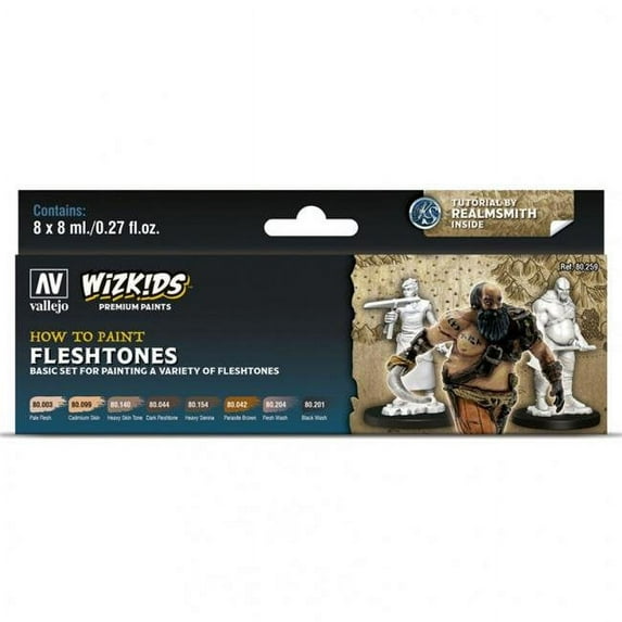 Acrylicos Vallejo WizKids Premium Paint - Fleshtones