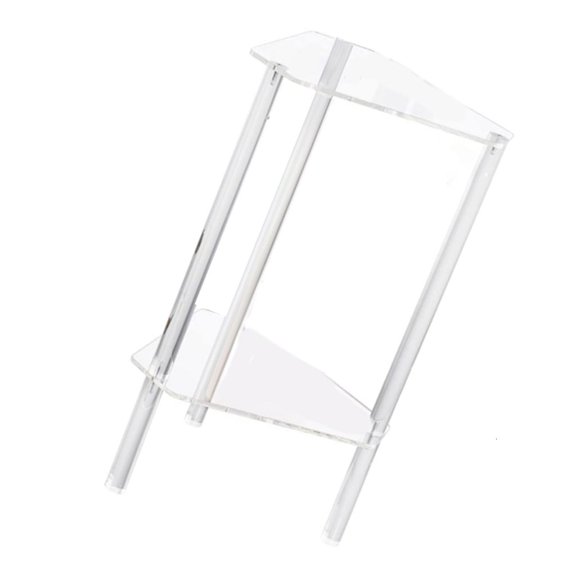 Acrylics Coffee Table Clear Multipurpose Furniture Sturdy Side Table Transparents Desk Polygonal Bedroom Nightstand