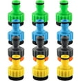 AcserGery 12PCS Universal Kitchen Faucet Adapter, Plastic Garden Hose