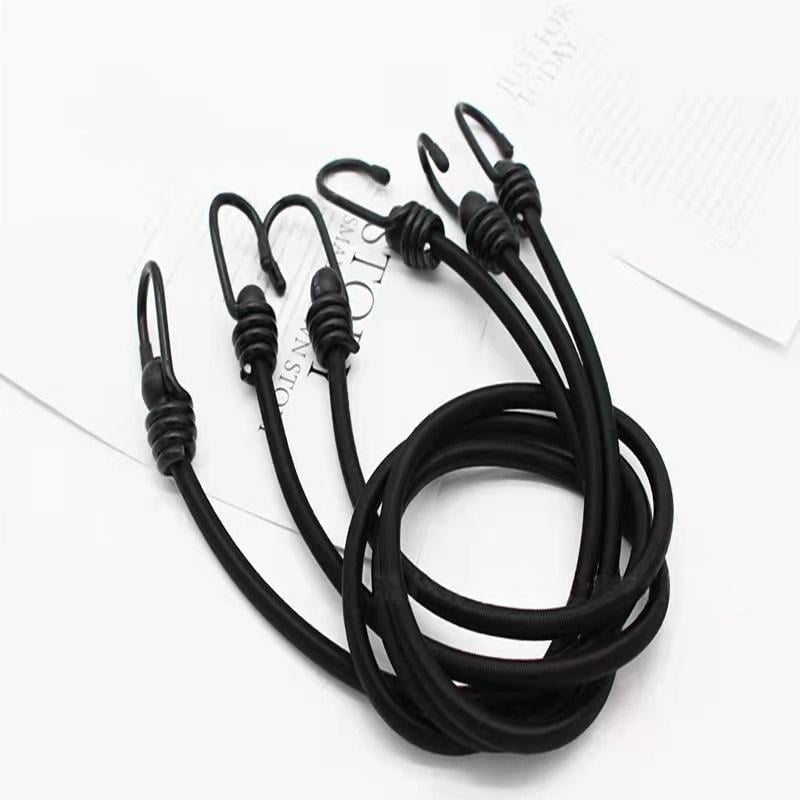 AcserGery 40 inch Bungee Cords with Hooks Heavy Duty, 4 Pack and Black