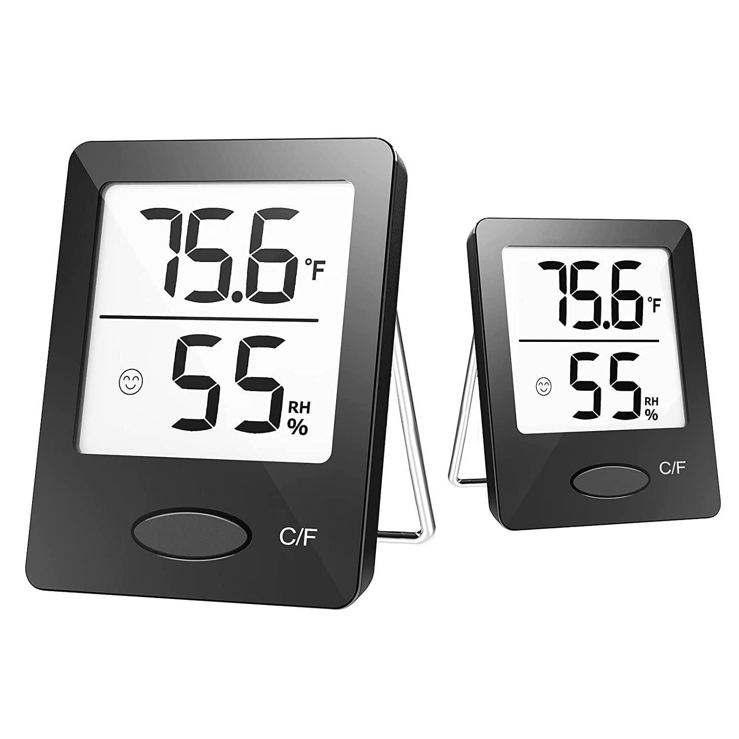AcserGery Digital Thermometer Hygrometer Outdoor. 2Pack Indoor