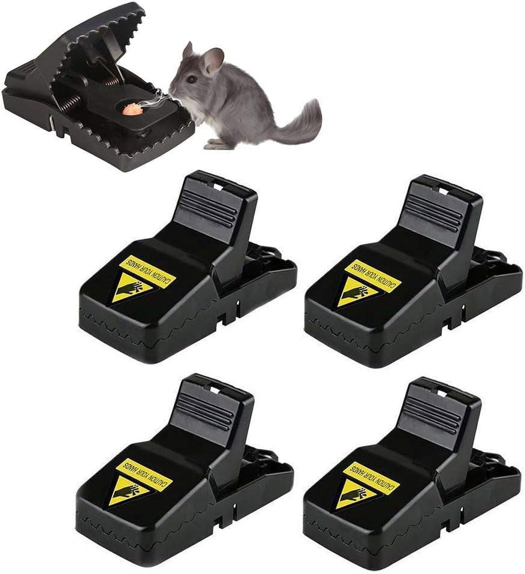 AcserGery Reusable Snap Mouse Traps 4 Pack, Rodent Killer