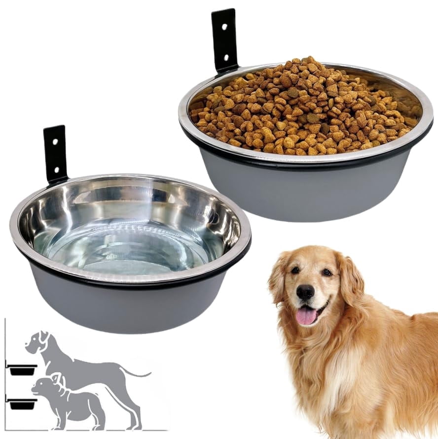 Wall Mounted Dog Bowlsnull