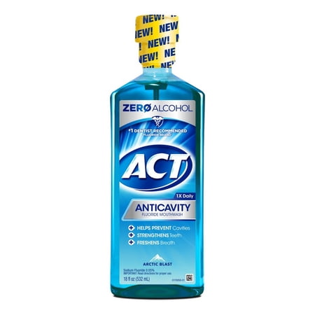 Act Anticavity Fluoride Mouthwash Arctic Blast (Pack of 48)