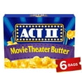 thumbnail image 1 of Act II Movie Theater Butter Microwave Popcorn, 2.75 oz., 6-Count Bags, 1 of 8