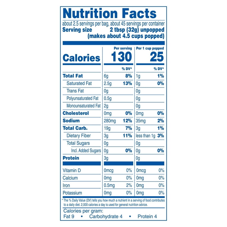 Act Ii Popcorn Butter 2.75 Oz Each ( 18 In A Pack ) - Walmart.com