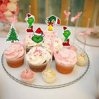  10pcs Cake Insert Fruit Pick Nativity Ornaments Christmas Cake  Picks Xmas Christmas Cocktail Picks Christmas Muffin Cake Picks Topersitos  Para Comida Cake Ornament Paper Cup Food : Grocery & Gourmet Food