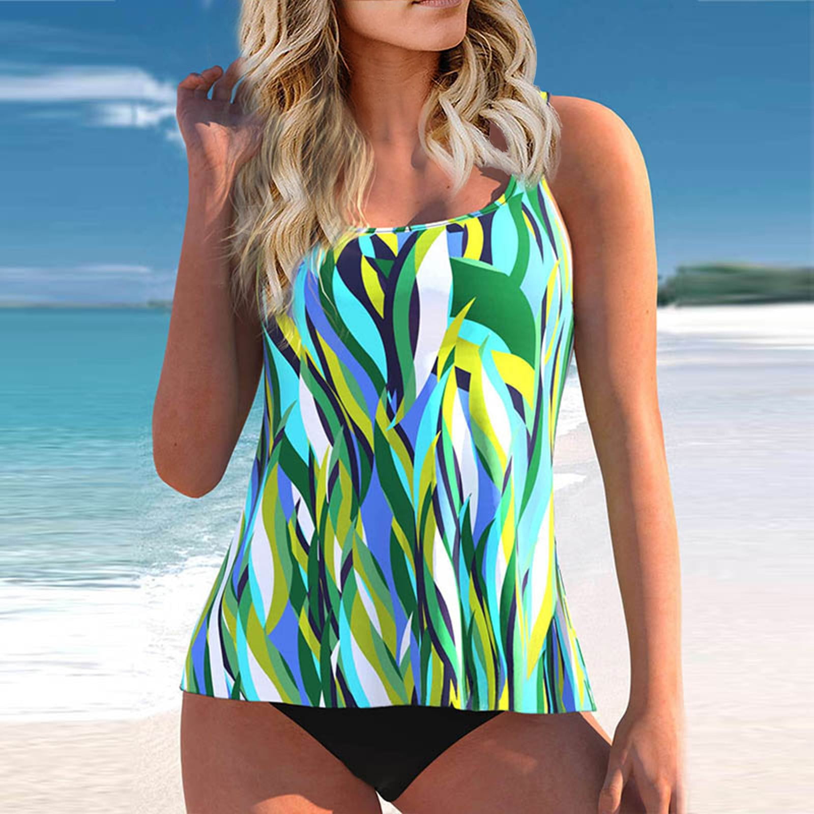 Act Now! Gomind Tankini Swimsuits for Women Tummy Control Swimsuits ...