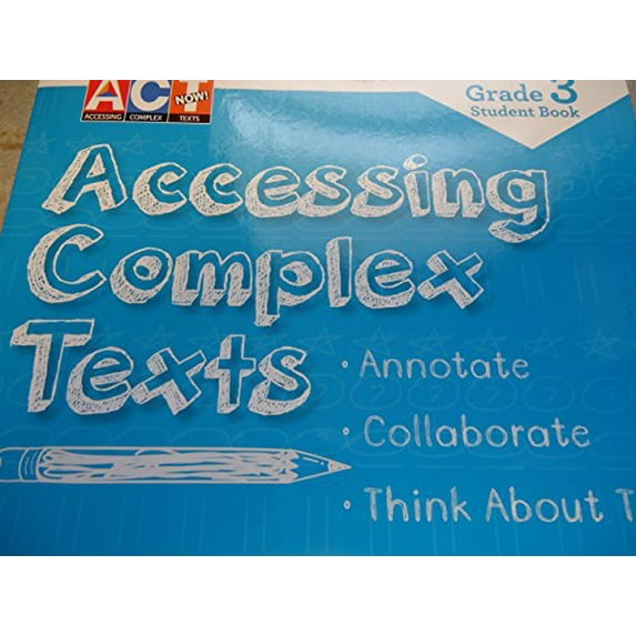 Pre-Owned Act Now Grade 3 Student Book Accessing Complex Texts Paperback