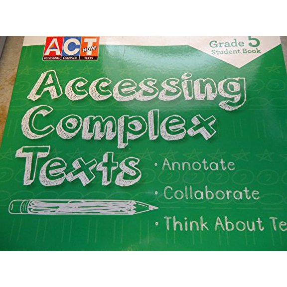 Pre-Owned ACT Now! Student Book Grade 5 (Unknown Binding) 1490031170 9781490031170