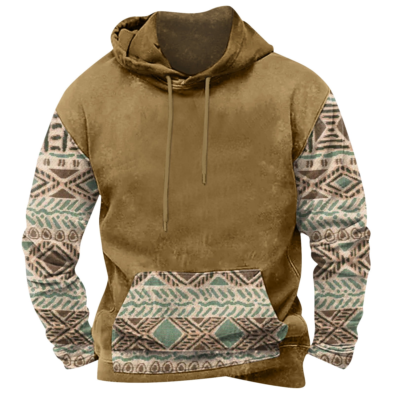 Act Now HIMIWAY Discover Supreme Warmth High Quality Men s Casual Thick Plush Hoodie Vintage Mint Green L Walmart