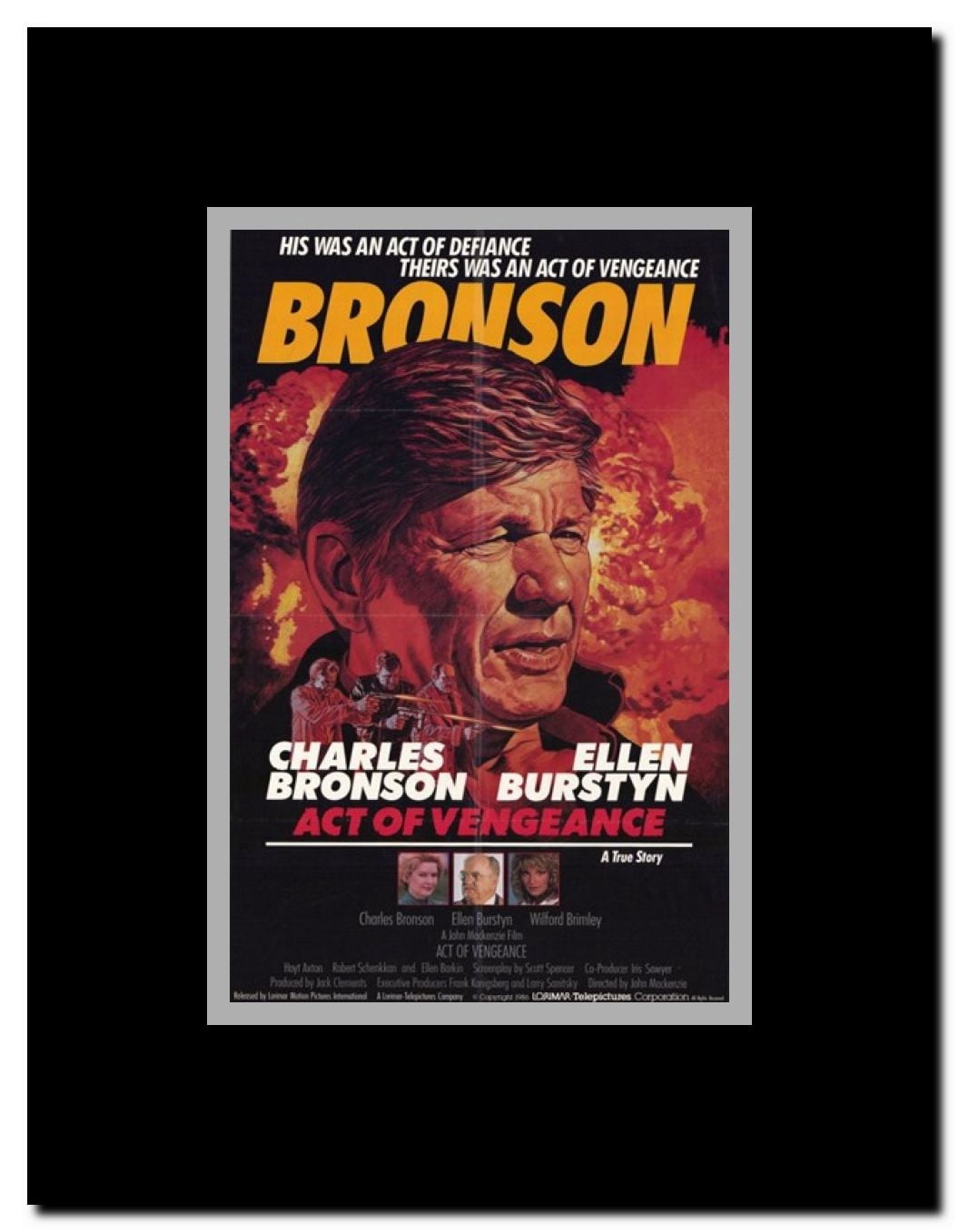 Act of Vengeance Framed Movie Poster
