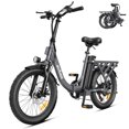 thumbnail image 1 of Actbest 20" Foldable Electric Bike for Adults, 500W Motor, 48V 10.4Ah Removable Battery, 7 Speed, Front Suspension,Fat Tire Folding Ebike, 1 of 7