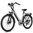 thumbnail image 1 of Actbest 26" Electric Bike for Woman, Peak 1200W, 500Wh Removable Battery, 3 Riding Modes, 48V 10.4Ah, Front Suspension, 7-Speed, Cruise Ebike for Adults, Electric Bicycles, 1 of 5