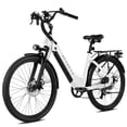 thumbnail image 1 of Actbest 26" Electric Bike for Woman, Peak 1200W, 500Wh Removable Battery, 3 Riding Modes, 48V 10.4Ah, Front Suspension, 7-Speed, Cruise Ebike for Adults, Electric Bicycles, 1 of 5