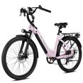 thumbnail image 1 of Actbest 26" Electric Bike for Woman, Peak 1200W, 500Wh Removable Battery, 3 Riding Modes, 48V 10.4Ah, Front Suspension, 7-Speed, Cruise Ebike for Adults, Electric Bicycles, 1 of 5