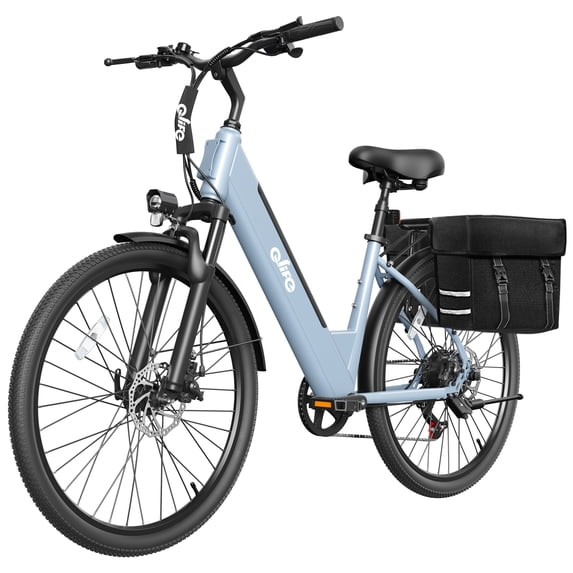 Actbest 26" Electric Bike for Women, 500W Powerful Motor, 48V 7.8Ah Battery, 7-Speed, Front Suspension, LCD Display, Wide Saddle, Mountain E-Bike for Adults