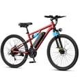 thumbnail image 1 of Actbest 27.5" Electric Bike for Adults, 21-Speed, 500W Motor, 48V 10.4Ah, Full Suspension, Long Range, Mountain Ebike for Man Teens, 1 of 8