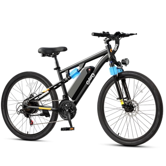 Actbest 27.5" Mountain Ebike for Man Teens, 21-Speed, 1200W Peak, 48V 10.4Ah, Full Suspension, 4h fast charging, Long Range, Electric Bike for Adults