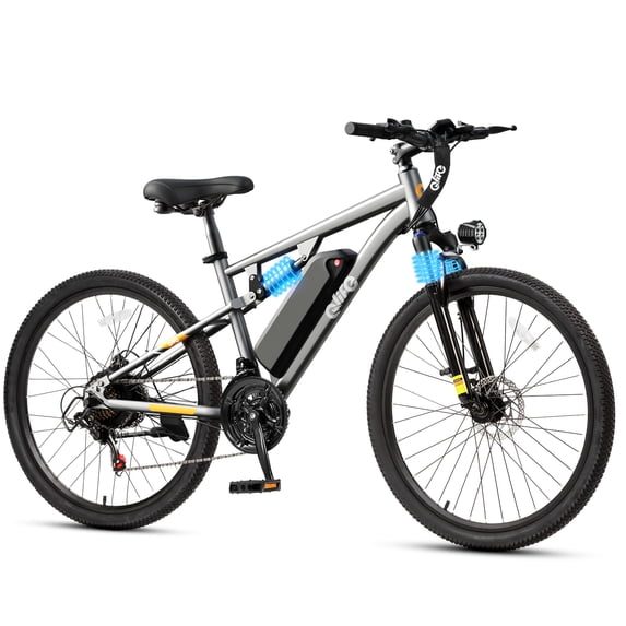 Actbest 27.5" Mountain Ebike for Man Teens, 21-Speed, 1200W Peak, 48V 10.4Ah, Full Suspension, 4h fast charging, Long Range, Electric Bike for Adults