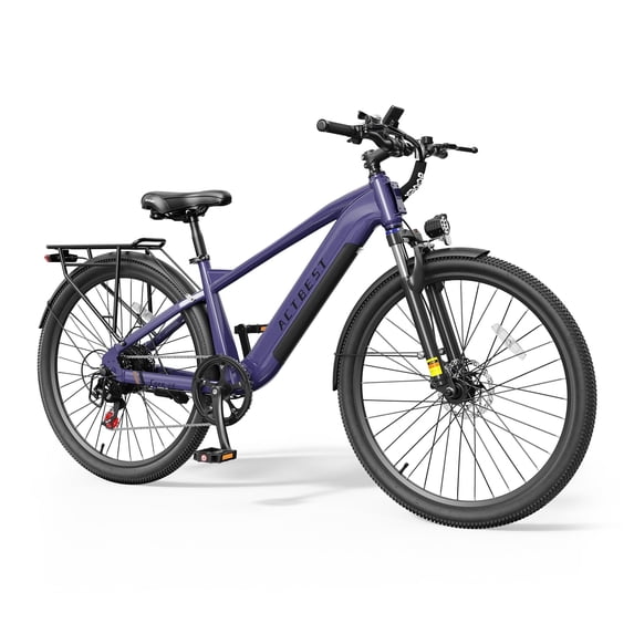 Actbest Core 2.0 26" Electric Bike for Adults, 500W Motor, 48V 10.4Ah, 500Wh Removable Battery, Cadence Sensor, Front Suspension,Lightweight Ebike, 7-Speed, Cruiser Ebike for Woman