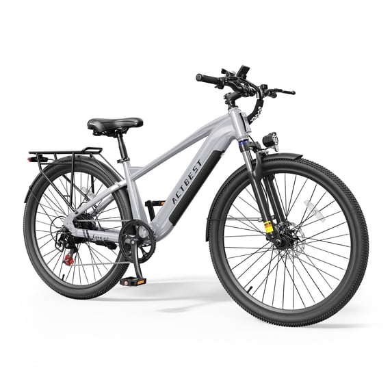 Actbest Core 2.0 26" Electric Bike for Adults, 500W Motor, 48V 10.4Ah, 500Wh Removable Battery, Cadence Sensor, Front Suspension,Lightweight Ebike, 7-Speed, Cruiser Ebike for Woman