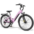 thumbnail image 1 of Actbest Core ST 26" Electric Bike for Woman, 500W Motor, 48V 10.4Ah Battery, 7-Speed, Front Suspension, LCD Display, Wide Saddle, Mountain E-Bike for Adults, Candy Colors, 1 of 5