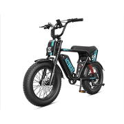 Actbest Striker Plus Fat Tire Electric Bicycle for Adults, 20x4.0, 52V 20Ah, 20+MPH Hydraulic Brakes Moped Style E-Bike
