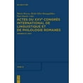 thumbnail image 1 of Actes Du Xxve Congrès International de Linguistique Et de Philologie Romanes. Tome III, (Hardcover), 1 of 1