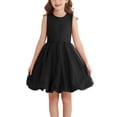 thumbnail image 1 of Actgleam Girls Short Sleeve Tutu Dress Birthday Wedding Party Tulle Dresses,Sizes 5-12,Black, 1 of 11
