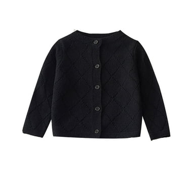 Actgleam Infant Girls Cardigan Sweater Long Sleeve Button up Knit Tops