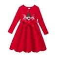 thumbnail image 1 of Actgleam Little Girls Long Sleeve Dress Christmas Formal Dresses,7Year, 1 of 10