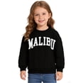 thumbnail image 1 of Actgleam Toddler Girls Boys Pullover Sweatshirt Winter Long Sleeve Sweatshirts Tops,Black,3Years, 1 of 8
