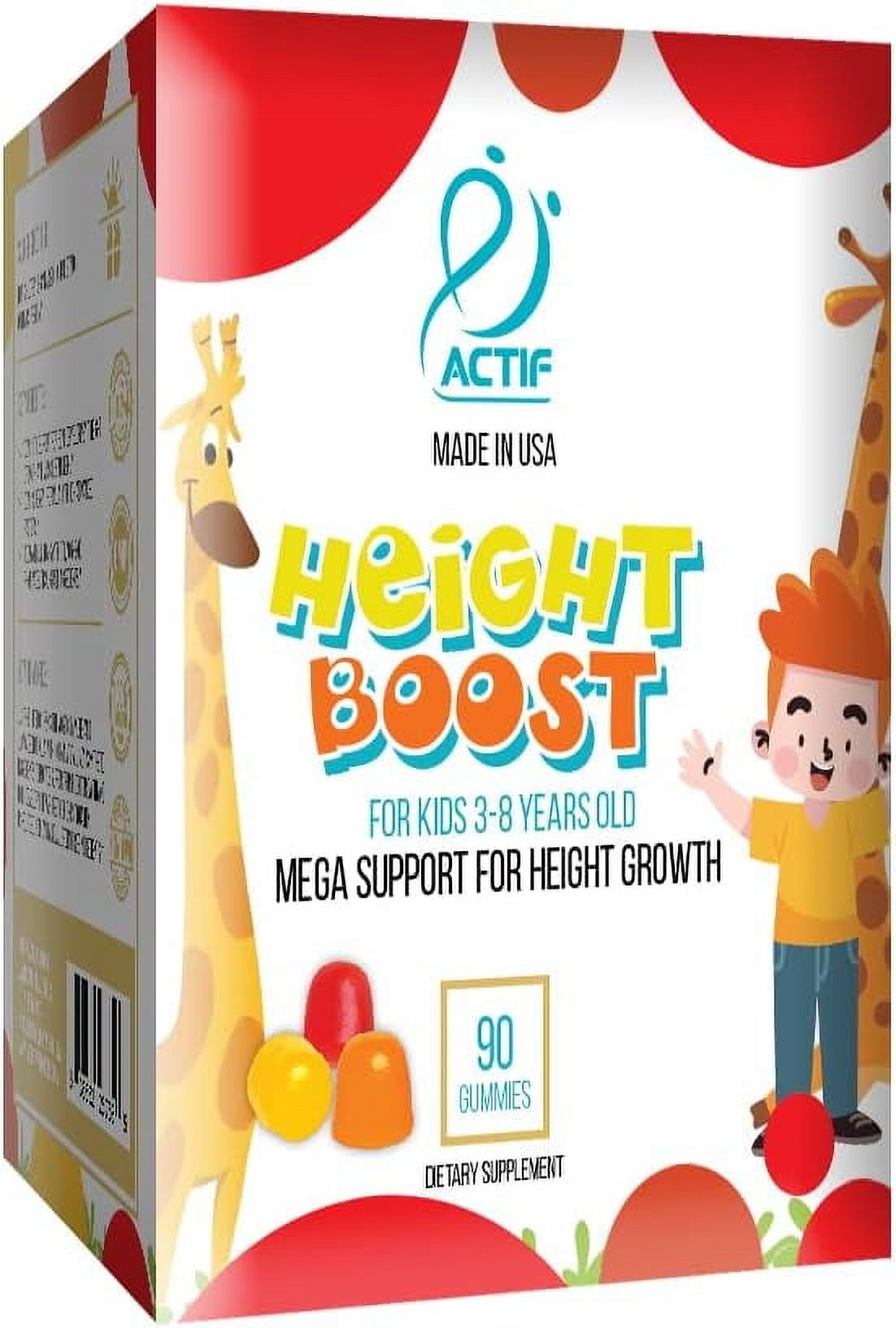 Actif Height Boost Mega Support for Kids 38 Years Old, Height Growth