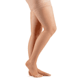 thumbnail image 1 of Actifi Women's Sheer Thigh High 20-30 mmHg Compression Stockings, Open Toe, 1 of 2