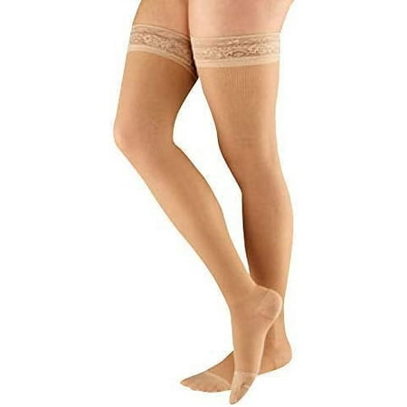 Actifi Women's Sheer Thigh High 20-30 mmHg Compression Stockings