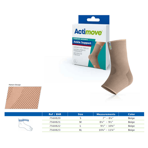 Actimove Ankle Support Medium-Beige
