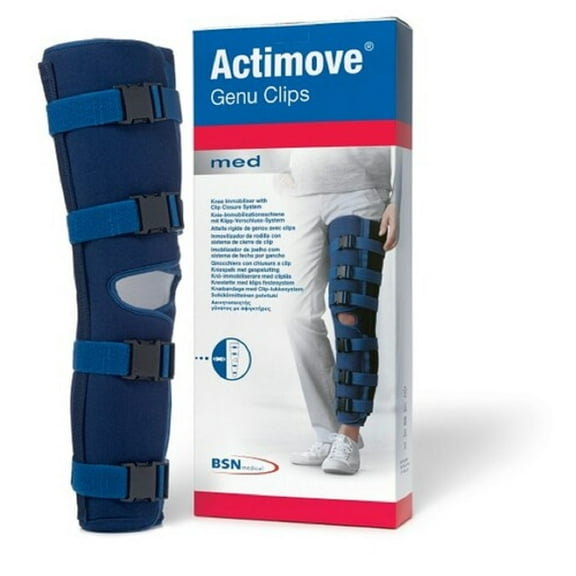 Actimove Genu Clips, Blue, 12in (30.5cm), Pediatric (< 3 π10‚Ä≥ / < 12-1/2‚Ä≥)
