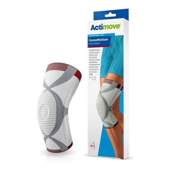 Actimove GenuMotion Knee Support, 4X-Large Plus / White