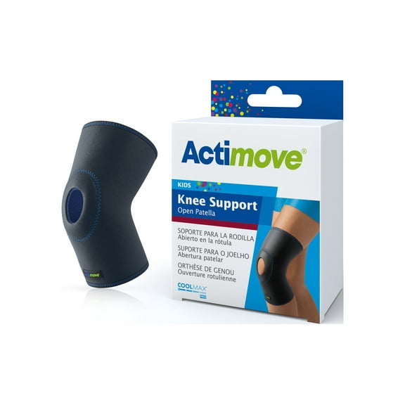 Actimove Kids Knee Support Open Patella, Navy, Pediatric