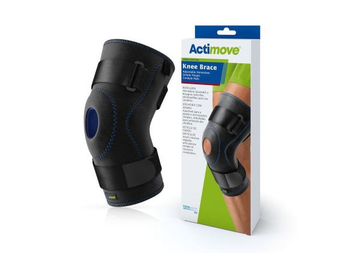 Actimove Knee Brace Adjustable Horseshoe, Simple Hinges, Condyle Pads, 3X-Large