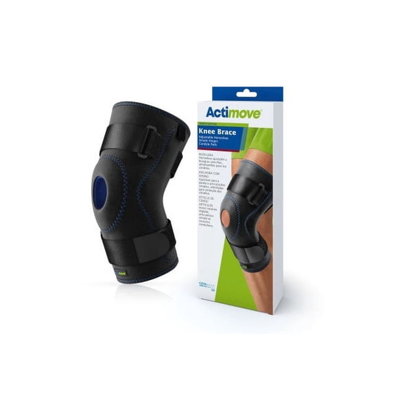 Actimove Knee Brace Adjustable Horseshoe, Simple Hinges, Condyle Pads, XX-Large